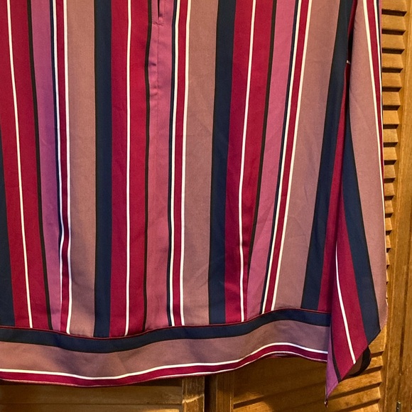 Worthington Colorful Striped Top with Bell Sleeves - Picture 14 of 16
